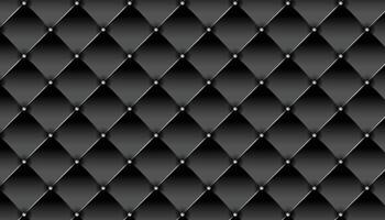 Black 3D Rhombus Pattern Abstract Background. Science Technologic Conceptual Tetragonal Structure Dark Gray Wallpaper. Three Dimensional Tech Clear Blank Subtle Textured Backdrop vector