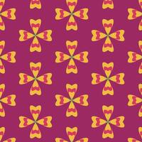 Abstract colorful paint art. Different geometric figures background. Seamless floral pattern Flat minimal style vector