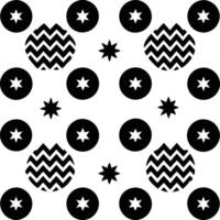 retro pattern illustration black and white vector
