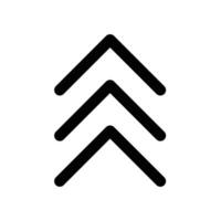 Arrow Chevron Icon, Ideal for Navigation and Direction Illustrations vector
