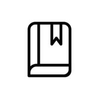 Bookmark Icon for Digital Reading and Web Browsing vector