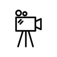 High-Resolution Camera Icon for Photography and Filming vector
