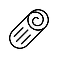 Cinnamon Bark Icon for Culinary Spices, Herbal Ingredients, and Aromatic Illustrations vector