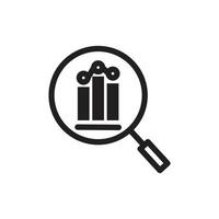 Data Visualization Icon for Analytics and Infographics vector