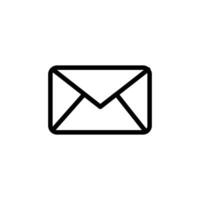 E-mail Communication Icon for Business and Personal Use vector