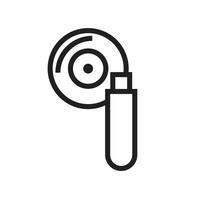 Hard Disk Drive Icon, Ideal for Storage and Technology Illustrations vector