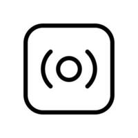 Live Icon for Broadcasting Services, Streaming Media, and Real-Time Events Illustrations vector