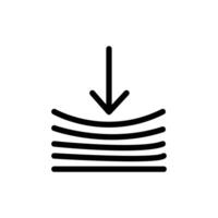 Resilience Material Icon for Durable and Strong Materials vector