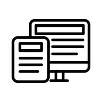 Responsive Design Icon for Adaptive Web and Mobile Interfaces vector