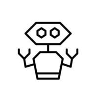 Robot Icon, Ideal for Technology and Innovation Illustrations vector