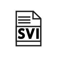 SVI File Document Icon, Ideal for Digital and Office Graphics vector