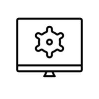 Setup Icon for Installation Guides, Configuration Tools, and Tech Support Illustrations vector