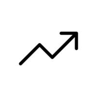 Statistic Up Icon for Data Analysis, Business Performance, and Growth Metrics Illustrations vector