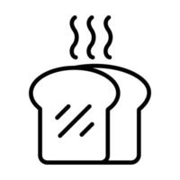Bread Slices Icon for Bakery Products, Breakfast Items, and Culinary Graphics vector