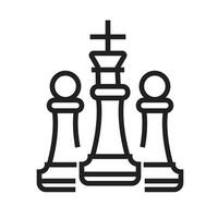 Chess Icon, Great for Strategy and Game Designs vector