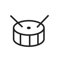Drums Icon, Perfect for Music and Percussion Graphics vector