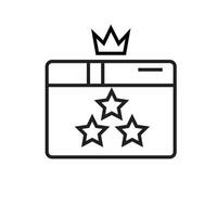 Loyalty Program Icon, Ideal for Membership and Reward Schemes vector