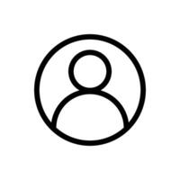 Profile Photo Icon for User Avatars, Social Media, and Personal Identification Graphics vector