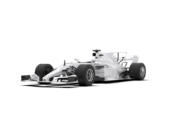Realistic race car isolated on background. 3d rendering - illustration png