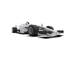 Realistic race car isolated on background. 3d rendering - illustration png