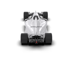 Realistic race car isolated on background. 3d rendering - illustration png