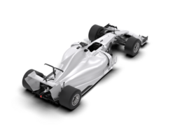 Realistic race car isolated on background. 3d rendering - illustration png