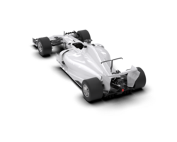Realistic race car isolated on background. 3d rendering - illustration png