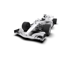 Realistic race car isolated on background. 3d rendering - illustration png