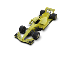 Realistic race car isolated on background. 3d rendering - illustration png