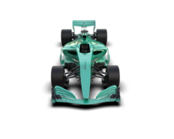 Realistic race car isolated on background. 3d rendering - illustration png
