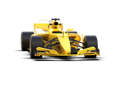 Realistic race car isolated on background. 3d rendering - illustration png
