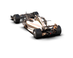 Realistic race car isolated on background. 3d rendering - illustration png