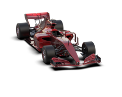 Realistic race car isolated on background. 3d rendering - illustration png