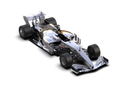 Realistic race car isolated on background. 3d rendering - illustration png