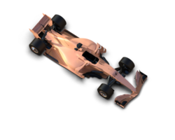 Realistic race car isolated on background. 3d rendering - illustration png