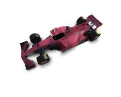 Realistic race car isolated on background. 3d rendering - illustration png