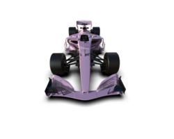 Realistic race car isolated on background. 3d rendering - illustration png