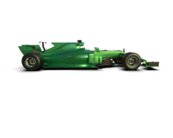 Realistic race car isolated on background. 3d rendering - illustration png