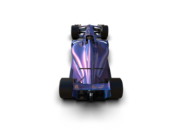 Realistic race car isolated on background. 3d rendering - illustration png