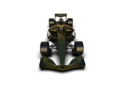 Realistic race car isolated on background. 3d rendering - illustration png