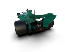 Realistic race car isolated on background. 3d rendering - illustration png