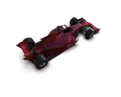 Realistic race car isolated on background. 3d rendering - illustration png