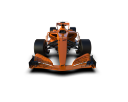 Realistic race car isolated on background. 3d rendering - illustration png