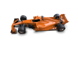 Realistic race car isolated on background. 3d rendering - illustration png
