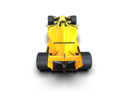 Realistic race car isolated on background. 3d rendering - illustration png