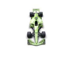 Realistic race car isolated on background. 3d rendering - illustration png