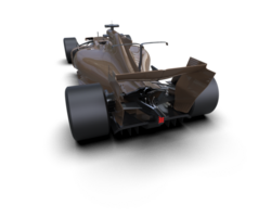 Realistic race car isolated on background. 3d rendering - illustration png