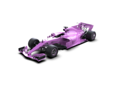 Realistic race car isolated on background. 3d rendering - illustration png
