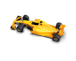Realistic race car isolated on background. 3d rendering - illustration png