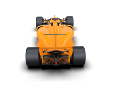 Realistic race car isolated on background. 3d rendering - illustration png